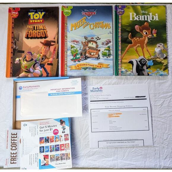 Disney Wonderful World Of Reading Lot Of 3 Hardcover Books - Picture 1 of 4